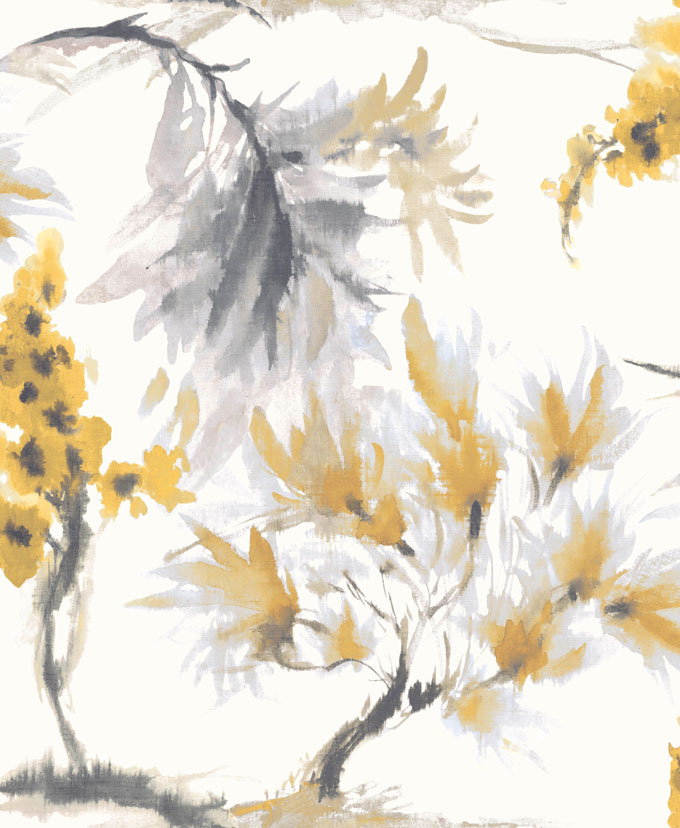 Обои 1838 Wallcoverings Capri Mimosa Ochre 1905-124-05